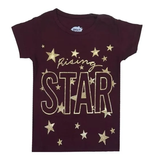 Cheap and Best Clothes Online Girls Trendy Cotton TShirt 2 -12Years
