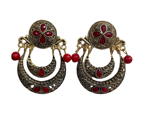 Earrings for Women Jewellery Kashmiri Jhumka earrings for Girls and Women - Length 4.5 cm