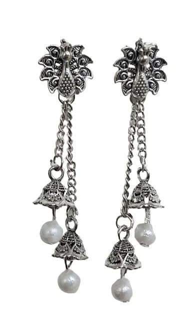 Earrings for Women Jewellery Kashmiri Jhumka earrings for Girls and Women - Length 6 cm