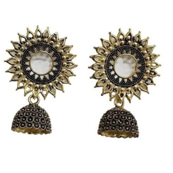 Earrings for Women Jewellery Kashmiri Jhumka earrings for Girls and Women - Length 4 cm