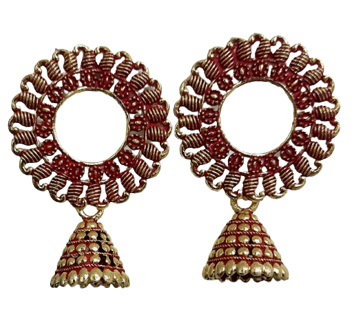 Earrings for Women Jewellery Kashmiri Jhumka earrings for Girls and Women - Length 4.2 cm