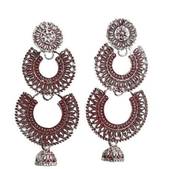 Earrings for Women Jewellery Kashmiri Jhumka earrings for Girls and Women - Length 6.5 cm