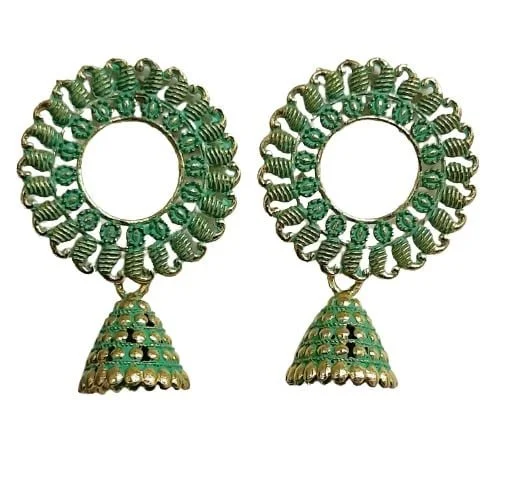 Earrings for Women Jewellery Kashmiri Jhumka earrings for Girls and Women - Length 4.5 cm