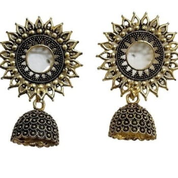 Earrings for Women Jewellery Kashmiri Jhumka earrings for Girls and Women - Length 4 cm