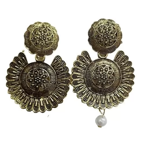 Earrings for Women Jewellery Kashmiri Jhumka earrings for Girls and Women - Length 4.5 cm