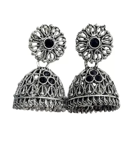 Earrings for Women Jewellery Kashmiri Jhumka earrings for Girls and Women - Length 3 cm