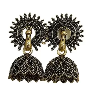 Earrings for Women Jewellery Kashmiri Jhumka earrings for Girls and Women - Length 3 cm
