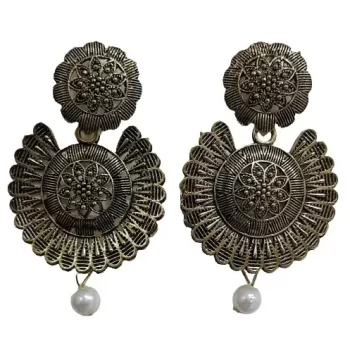 Earrings for Women Jewellery Kashmiri Jhumka earrings for Girls and Women - Length 5 cm