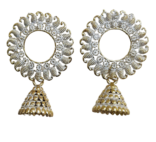 Earrings for Women Jewellery Kashmiri Jhumka earrings for Girls and Women - Length 4.2 cm