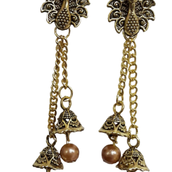 Earrings for Women Jewellery Kashmiri Jhumka earrings for Girls and Women - Length 6 cm