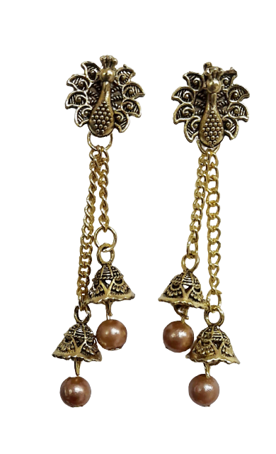 Earrings for Women Jewellery Kashmiri Jhumka earrings for Girls and Women - Length 6 cm