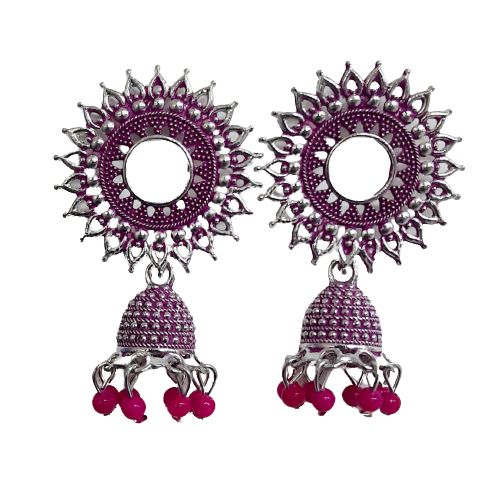 Earrings for Women Jewellery Kashmiri Jhumka earrings for Girls and Women - Length 4.5 cm