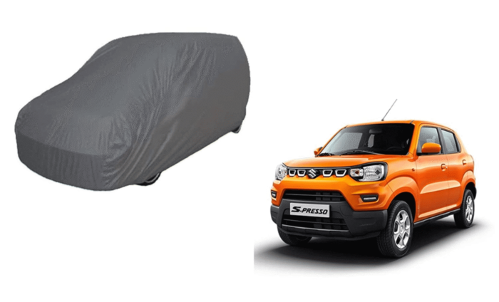 Grey Matty Car Body Cover for Maruti Suzuki S-Presso