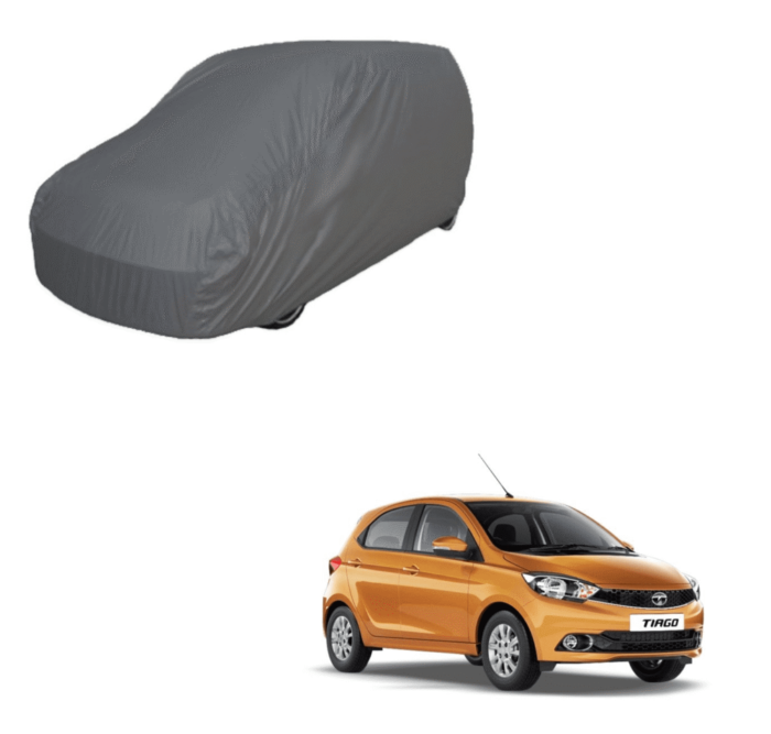 Grey Matty Car Body Cover for Tata Tiago