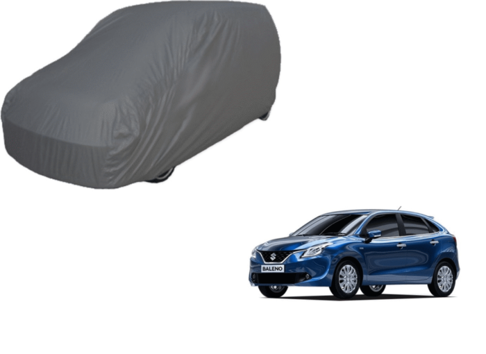 Grey Matty Car Body Cover for Baleno Car