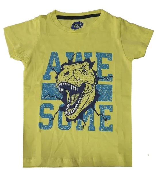Best TShirts Boys Cotton Trendy Yellow T-Shirt 2-3 Years & 13-14 Years