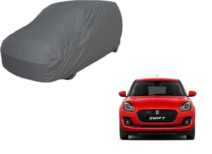 Grey Matty Car Body Cover for Maruti New Swift