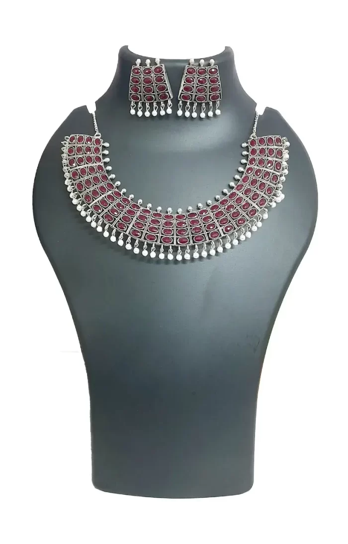 Trendy and Fancy Fashion Jewellery Design Necklaces Set for Women - FJN0012