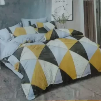Cotton Super Soft Double Bedsheet with 2 Pillow Covers - Queen Size - Glory