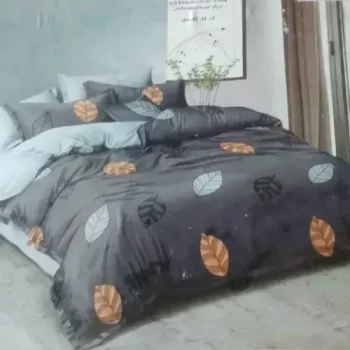 Cotton Super Soft Double Bedsheet with 2 Pillow Covers - Queen Size - Glory