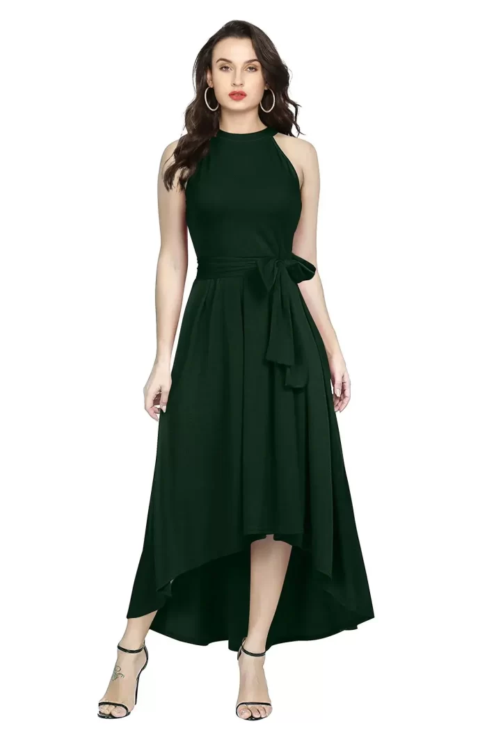 Women's Western Dress - Style Deltin Green
