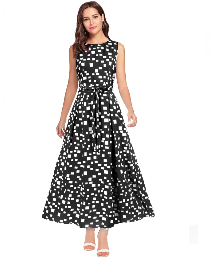 Women's Western Dress - Style Highway Gown Black