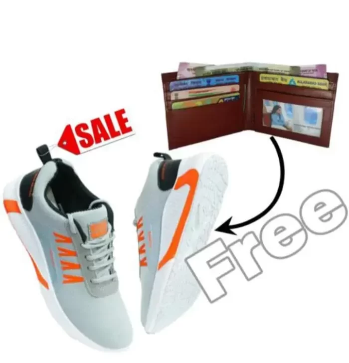 Men's Shoes + Leather Wallet - Combo Offer