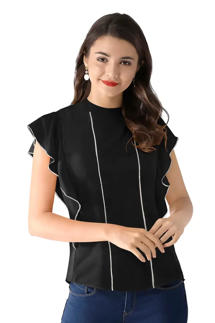Women's Western Top - Style Tipsy Tops 18 Black