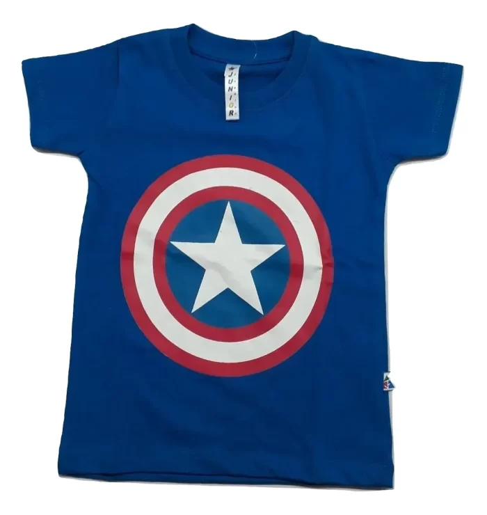 Best TShirts Boys Cotton Trendy Captain Blue T-Shirt 2- 12 Years