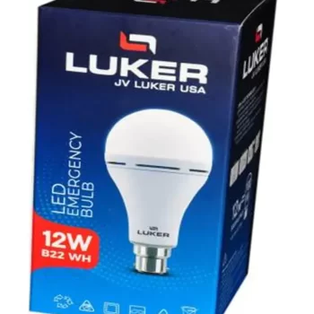 LUKER 12W LED EMERGENCY BULB - Color White