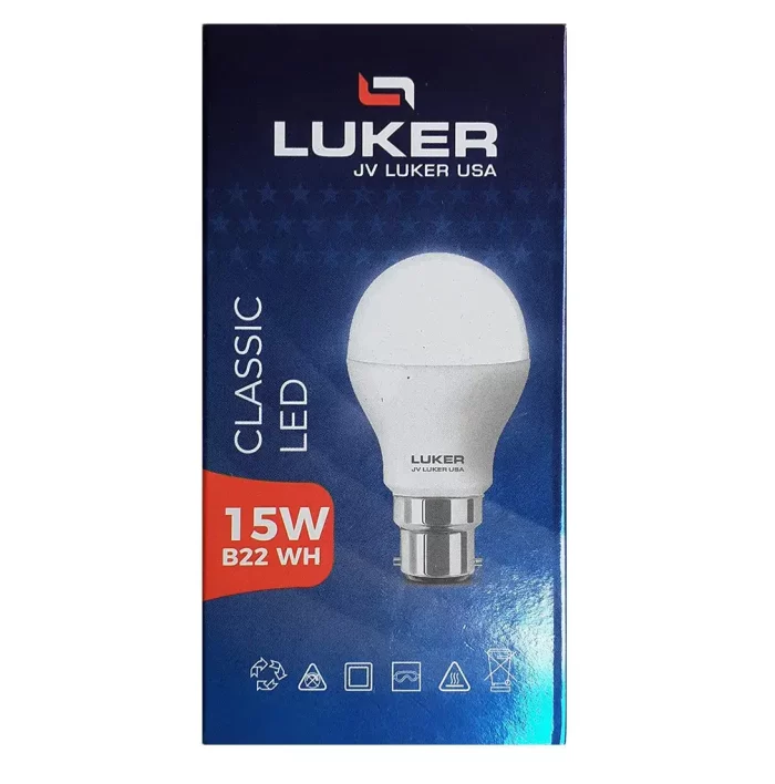 LUKER 15W LED BULB - Color White