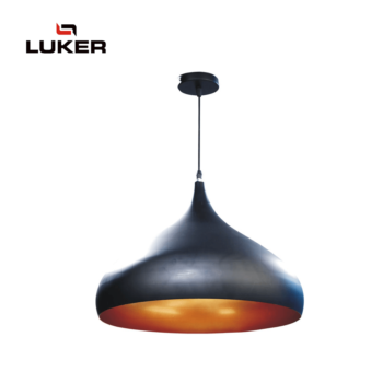 Luker E27 Holder - Indoor Hanging Light Fixtures Black LHL202E27