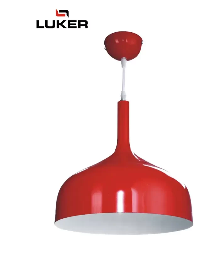 Luker E27 Holder - Indoor Hanging Light Fixtures Red LHL206E27