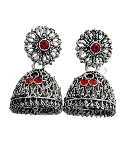 Earrings for Women Jewellery Kashmiri Jhumka earrings for Girls and Women - Length 3 cm