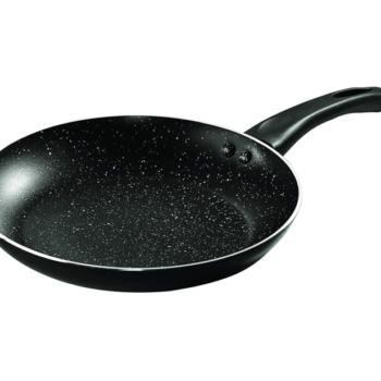 Butterfly Granza Non-Stick Aluminium Fry Pan, 28 cm, Black and White