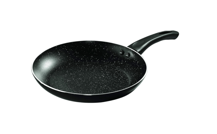 Butterfly Granza Non-Stick Aluminium Fry Pan, 20 cm, Black and White