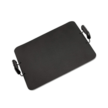 Butterfly Raga Square Non-Stick Aluminium Tawa, 35.5 cm, Black