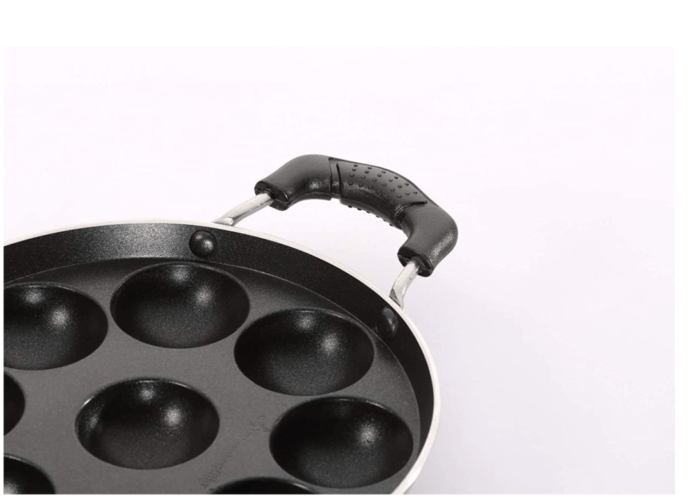 Butterfly Raga Non-Stick Aluminium Paniyarakal, 20 cm, Black 7 CAV - Image 2