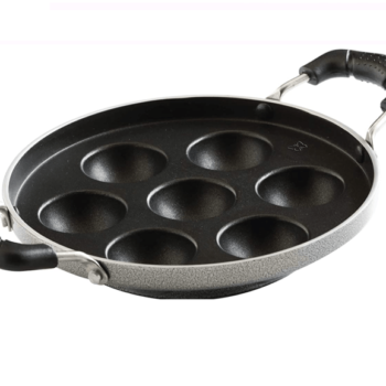 Butterfly Raga Non-Stick Aluminium Paniyarakal, 20 cm, Black 7 CAV