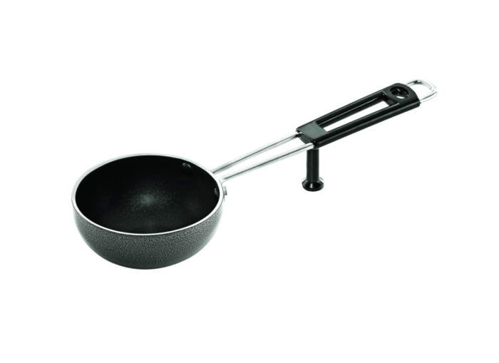 Butterfly Raga Non-Stick Aluminium Tadka Pan, 13 cm, Black