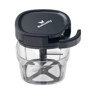 Butterfly Premium Plastic Vegetable Chopper 900 ml Blue - Image 2