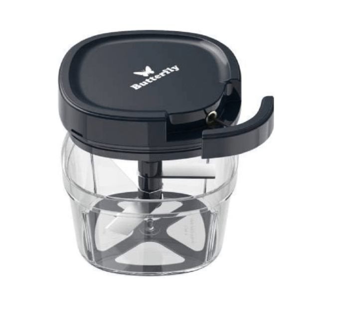 Butterfly Premium Plastic Vegetable Chopper 900 ml Blue - Image 2