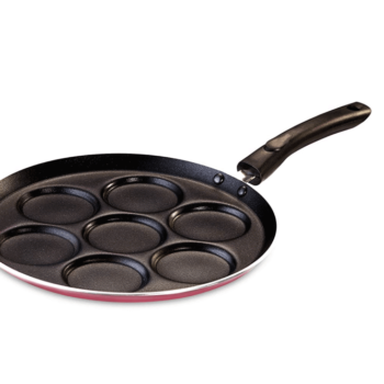 Butterfly Kroma Non-Stick Aluminium Snacker Pan, 26 cm, Maroon