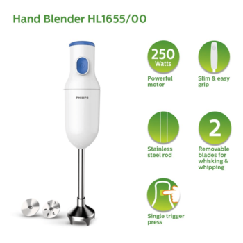 PHILIPS HL1655/00 Hand Blender, 250W (White) - Image 2