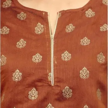 Ishitva Ladies Printed Kurti (Below Knee Length) – Only Top. Fabric : Art Silk With lining. - Image 4