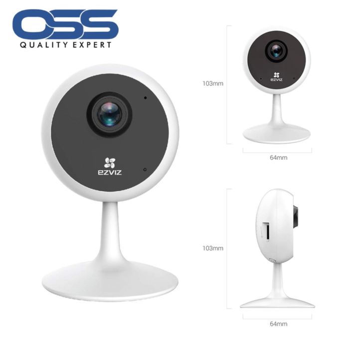 OSS Hikvision Ezviz 2 MP C1C HD Resolution Indoor Wi-Fi 1080p Camera- D0-1D2WFR - Image 3
