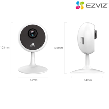 OSS Hikvision Ezviz 2 MP C1C HD Resolution Indoor Wi-Fi 1080p Camera- D0-1D2WFR - Image 4