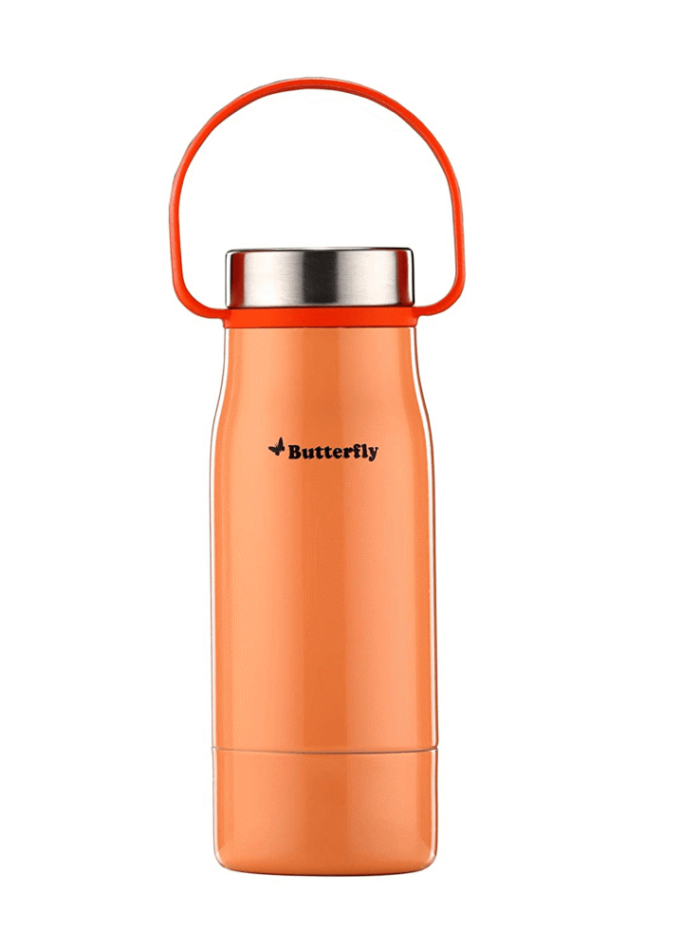 Butterfly Leisure Bottle Style Vacuum Flask, 500 ml, Blazy Orange