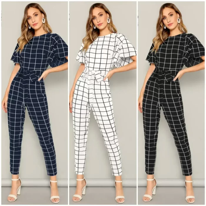 Women’s Western Dress Dhunki 2821 – Set of 3 Numbers Blue ,White & Black