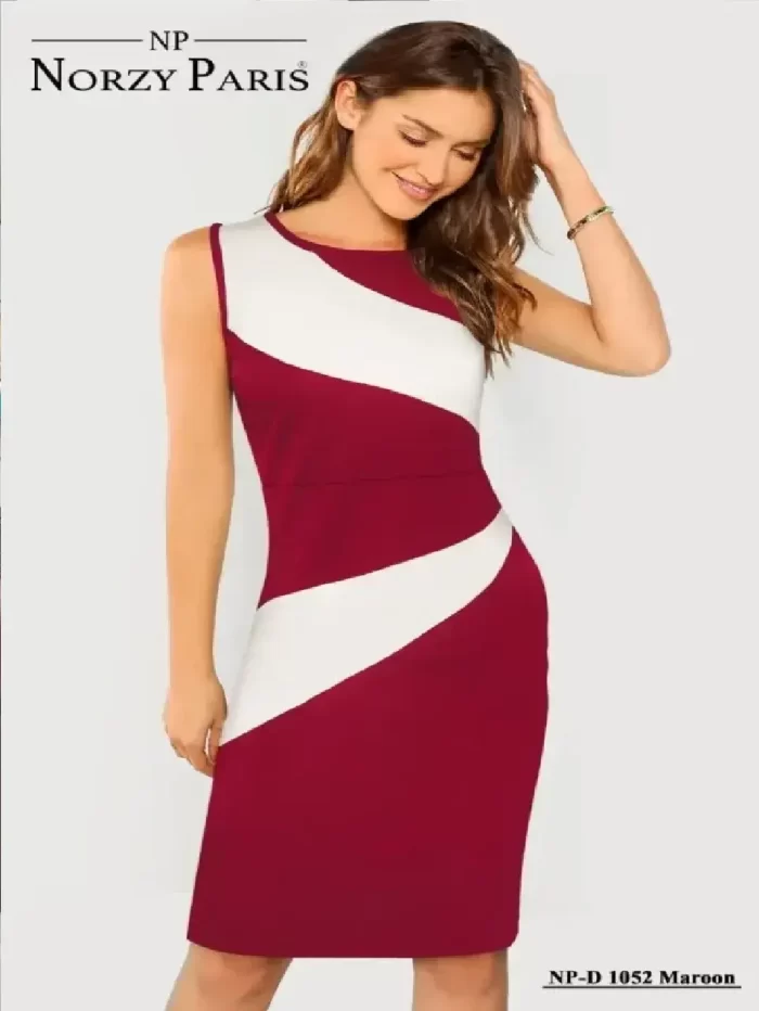 Women’s Stylish Western Designer Dress – Style Norzy Paris 1052